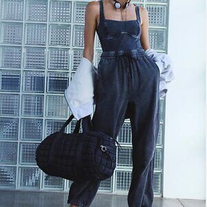 NWT Free People Movement Black Inbound Onesie